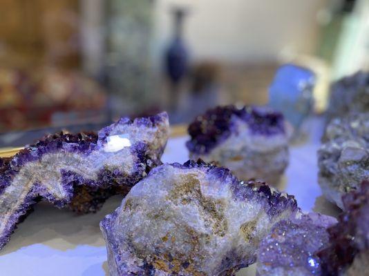 Beautiful Canadian amethyst in its natural form.