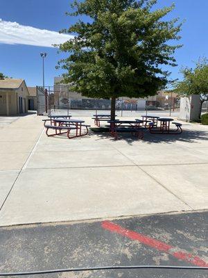 The School we finished  gum removal, removing unwanted grime and disinfecting all surfaces #SurfaceCleaning #HotWaterPressureWashing