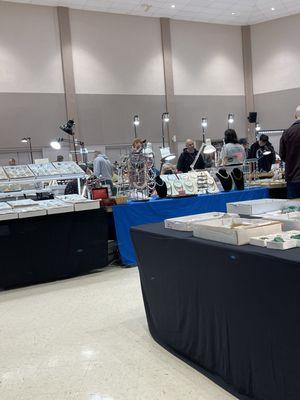 Tables for the gym and fossil show