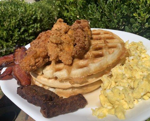 Chicken & Waffles Big breakfast