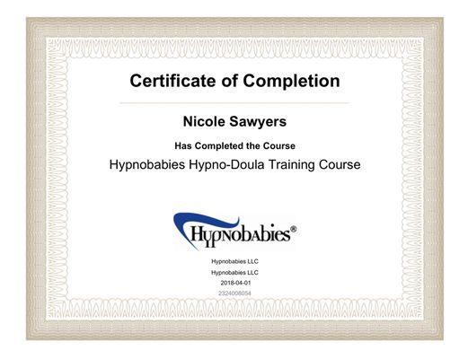 Hypnobabies Doula