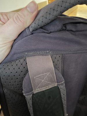 Backpack repair