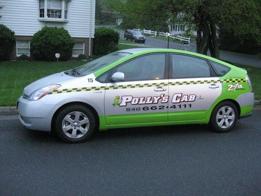 First Hybrid Taxicab in Winchester