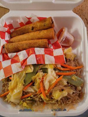 Pancit lumpia combo.