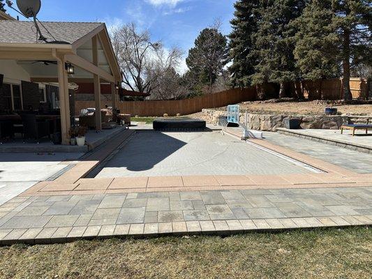 Paver decking