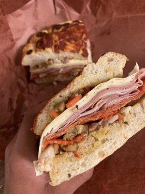 Gowanus! We have a Muffuletta sandwich!!