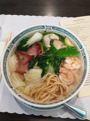 House Special noodle soup $11.95