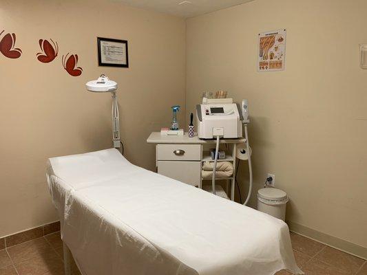 IPL Hair Removal room