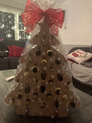 25 bottle wine advent calendar