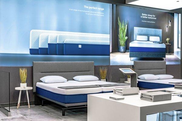 Touchscreen displays and showroom mattresses