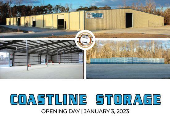 Coastline Storage 
 Opening Day - 01/03/23