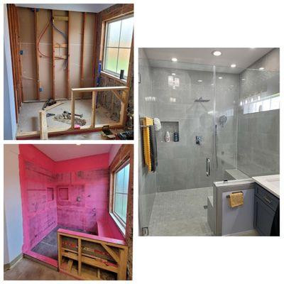 Bathroom remodeling process