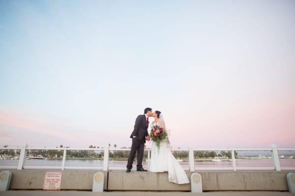 Beautiful skies for our American wedding