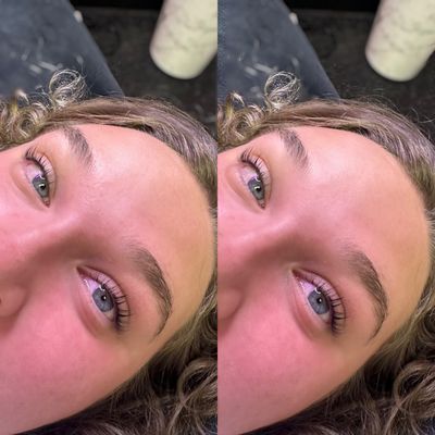 Lash lift and tint