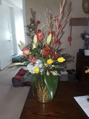 This is what the most awesome owner of Bedazzeled sent me just because a couple of my flowers didn't make it.