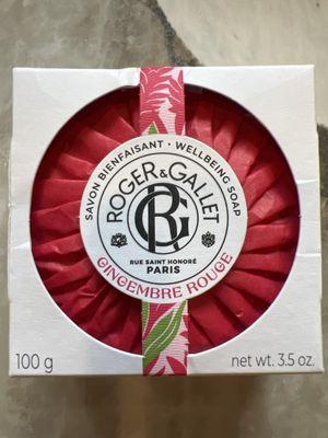 Roger & Gallet bar soap from the oldest perfume shop in Paris! Smells amazing