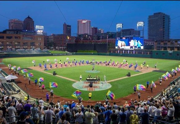 Performing at Huntington Park 2021 (With Flaggots of Ohio)