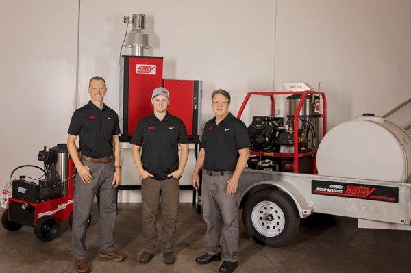 Our experienced sales team at Hotsy Minnesota is here to answer any equipment question you may have.  Call or text us!