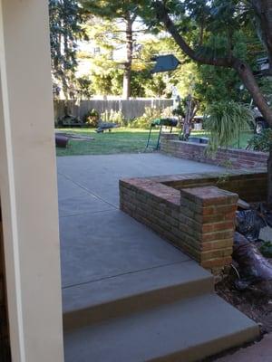 Beautiful Rosette Finished patio