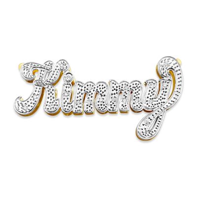 14K Gold Name pendant