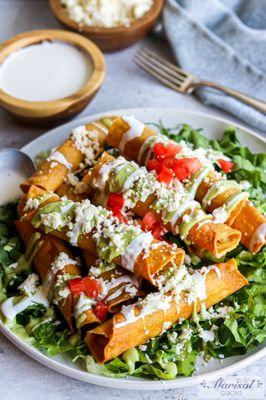 Our Delicious Big Taquitos