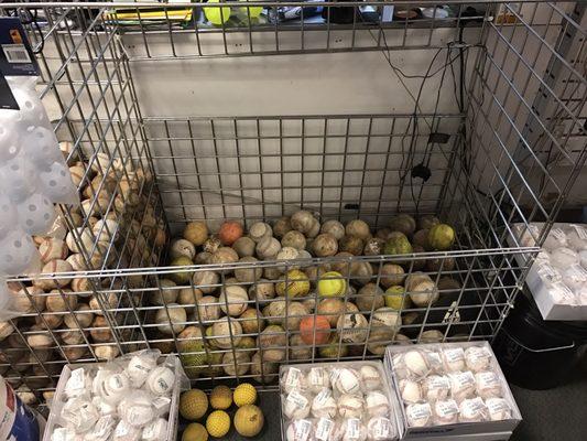 Used softballs and baseballs for $1.49 a piece and they buy them for .50 cents each what a great deal!!!!!