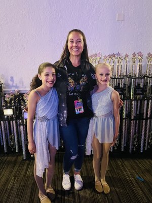 Junior lyrical dancers