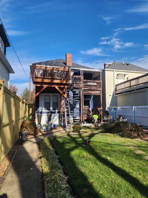 Exterior deck and home paint