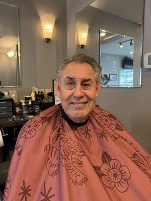 Always happy to give our favorite client Jack a seat to freshen him up as he tells us the latest happenings in Des Moines! Thanks Jack!