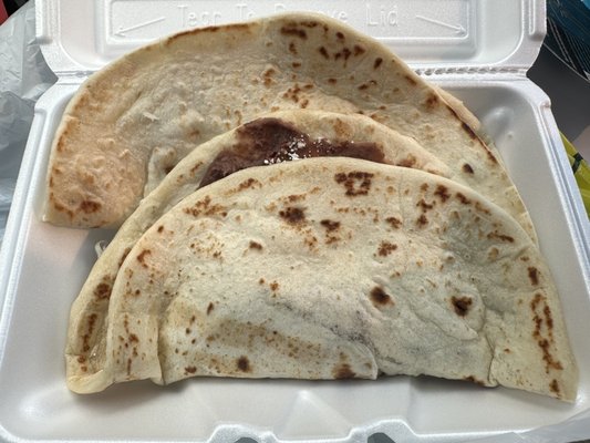 Baleadas with meat