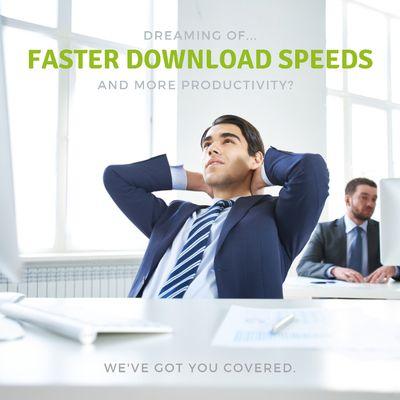 Symmetrical speeds up and down for mor productivity.