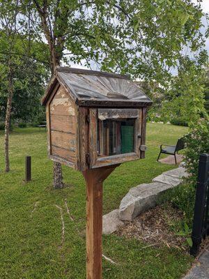 Little Free Library in Howard Pearson Plaza, Ashland