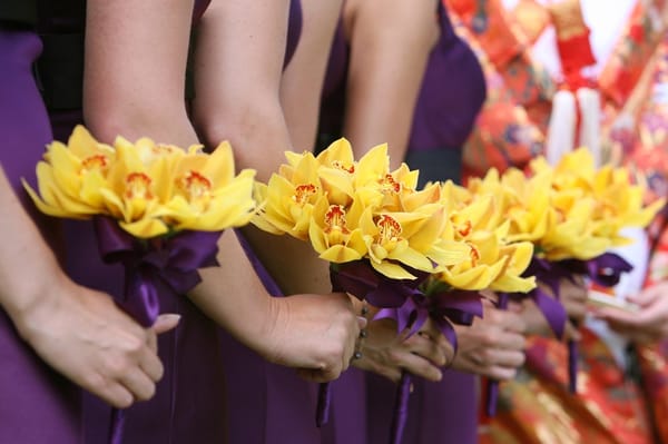 Bridesmaid's bouquets