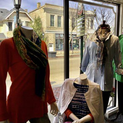 Our windows are often changing, showcasing wear-now styles!