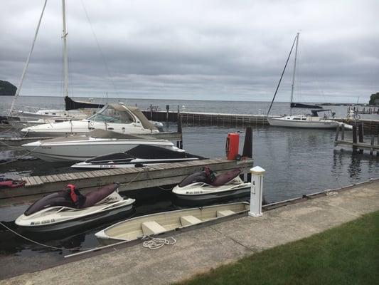 They also have their own private dock with slips for rent by the day, week or month.