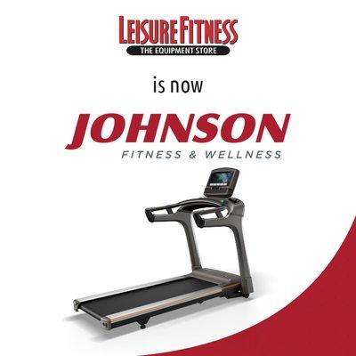 Leisure Fitness has been refreshed and rebranded as Johnson Fitness & Wellness Store! Same great people, products, prices, and experience!