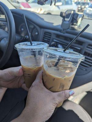 Large iced coffee