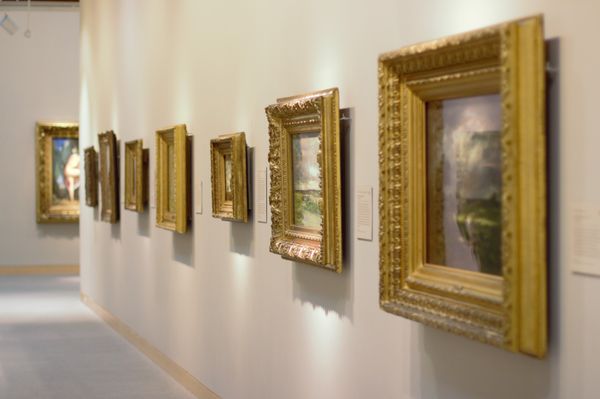 Gallery display at The Walters Art Museum in Baltimore, Maryland.