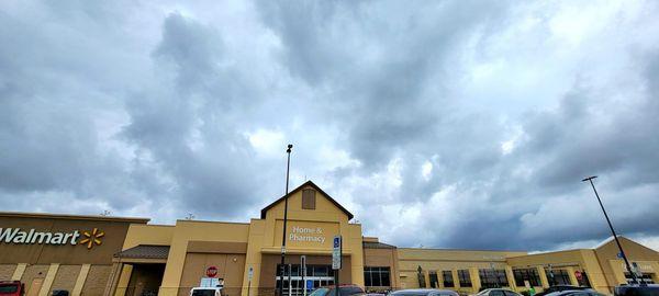 This Walmart is so huge panorama photo can't even get it all in!