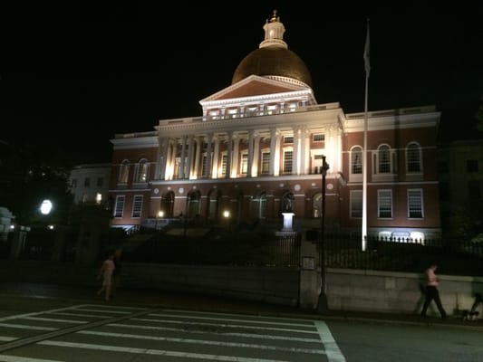 Massachusetts State House--Just steps away from the building entrance of Elliott Investigative Services.