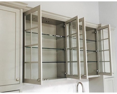 Glass shelves for cabinet clear glass