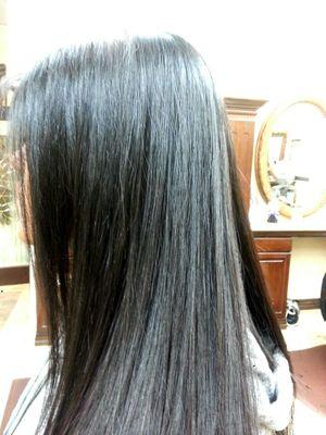 Japanese straightening "after"