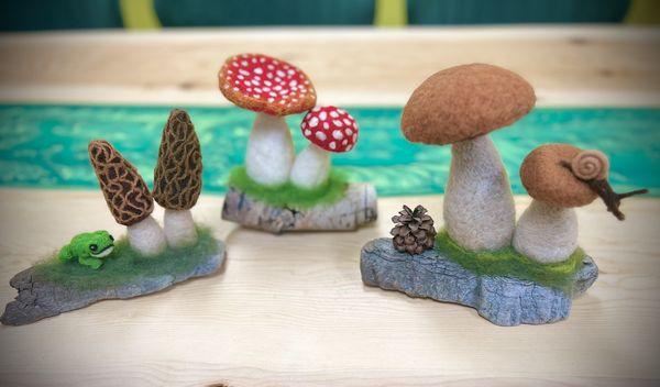 Felted Mushroom Class