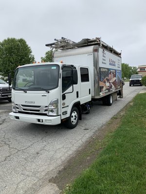 New truck so we can bring the whole team out. With all the modern equipment to get the job done right.