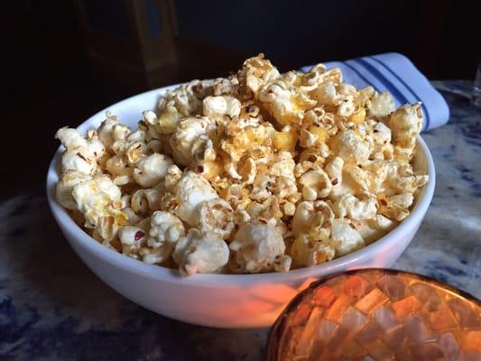 Spicy Italian popcorn