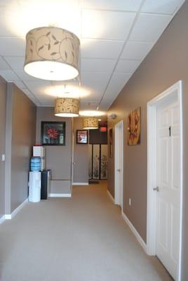 We have four rooms to accommodate our clients