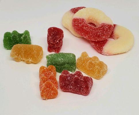 Sour Gummies or Cherry Gummies anyone? From 10mg all the way up to 50mg of Hemp derived CBD with Terpenes.