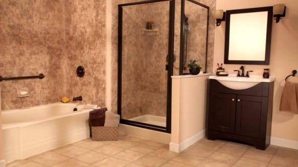 Change from a fitted tub to a complete Bathroom remodel