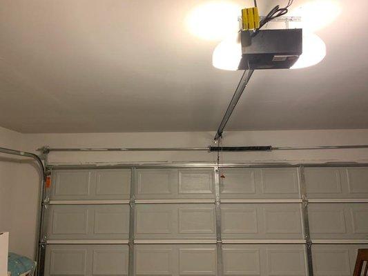 Installed a garage door opener