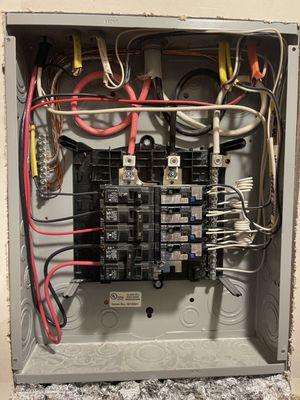 Sub panel addition